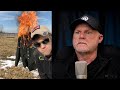 Combat Veteran Burns Uniform (Marine Reacts)