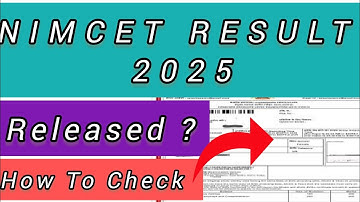 NIMCET RESULT 2025 | How To Check NIT MCA CET Result 2025