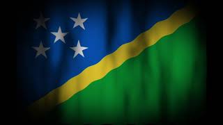 ソロモン諸島の国旗 Flag Of Solomon Islands Youtube
