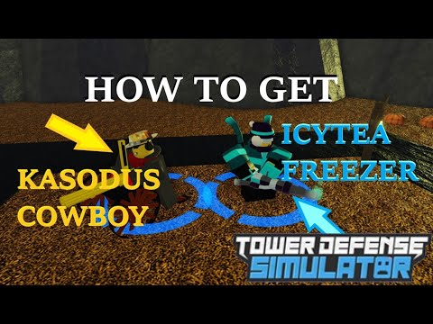 How To Get Icytea Freezer And Kasodus Cowboy Roblox Tower