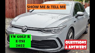 PASS YOU DRIVING TEST - VW GOLF R E-TSI 2022 - SHOW ME & TELL ME