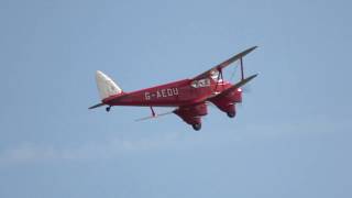 1930's Racers - Comet, Mew Gull & Dragonfly - Duxford Air Festival 2017