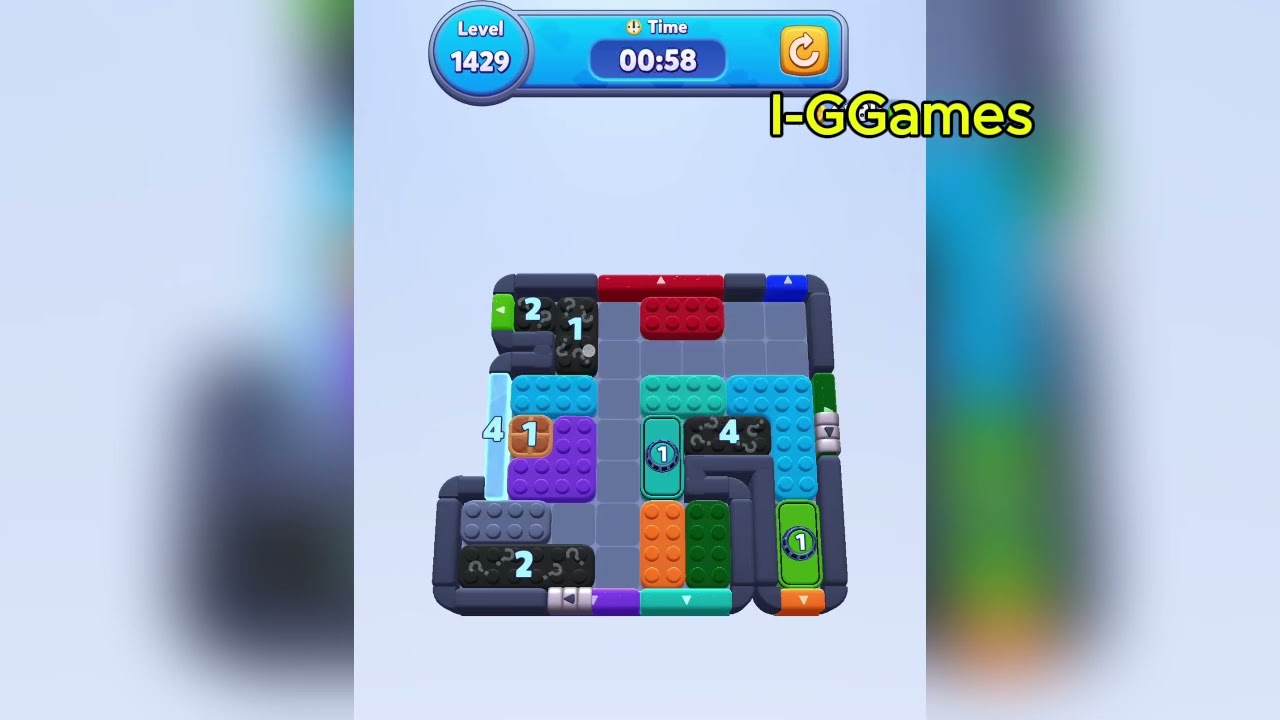Color Block Jam Level 1429 - YouTube