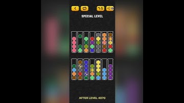 Ball Sort Special Level - Locked Ball (after Level 4070)