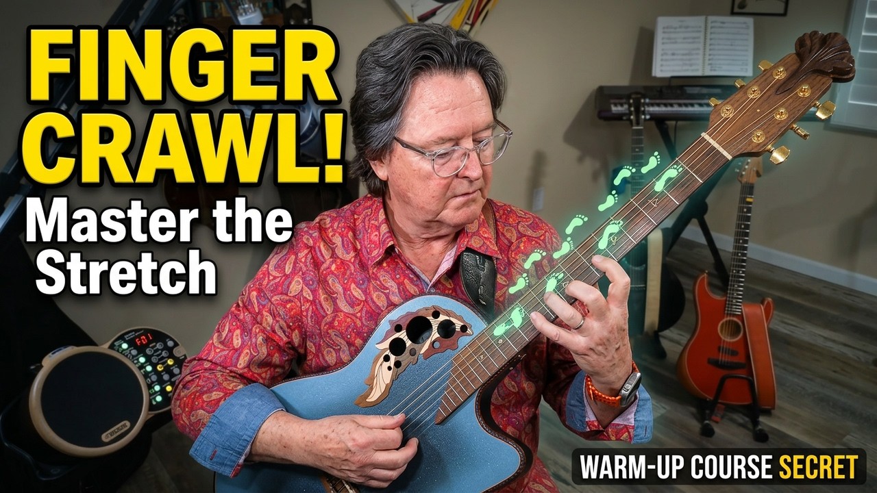 Watch Finger Crawl Exercise | Guitar Warm-Up Course on YouTube Watch Finger Crawl Exercise | Guitar Warm-Up Course on YouTube