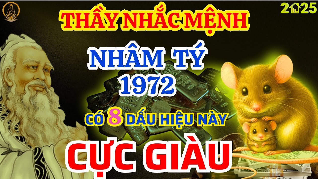 Chấn Động, Nhâm Tý 1972 Trên Thân Có 8 Điểm Này Được Phật Độ, Gia Tiên Phù Trợ Phước Lành Vô Hạn!