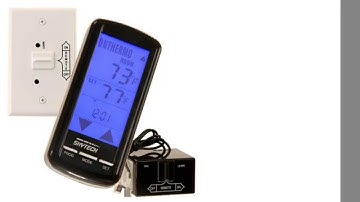 Skytech SKY-5301P Programmable Backlit LCD Touch Screen Fireplace Remote Control with Thermostat