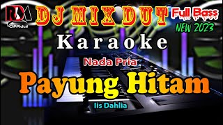 Payung Hitam - Iis Dahlia || Karaoke Dj Remix Dut Orgen Tunggal Nada Pria || By RDM 