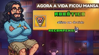 FINALMENTE NÃO ESTOU MAIS SOZINHO! 🤖 Fiz meu Primeiro Droid! | Forager #9