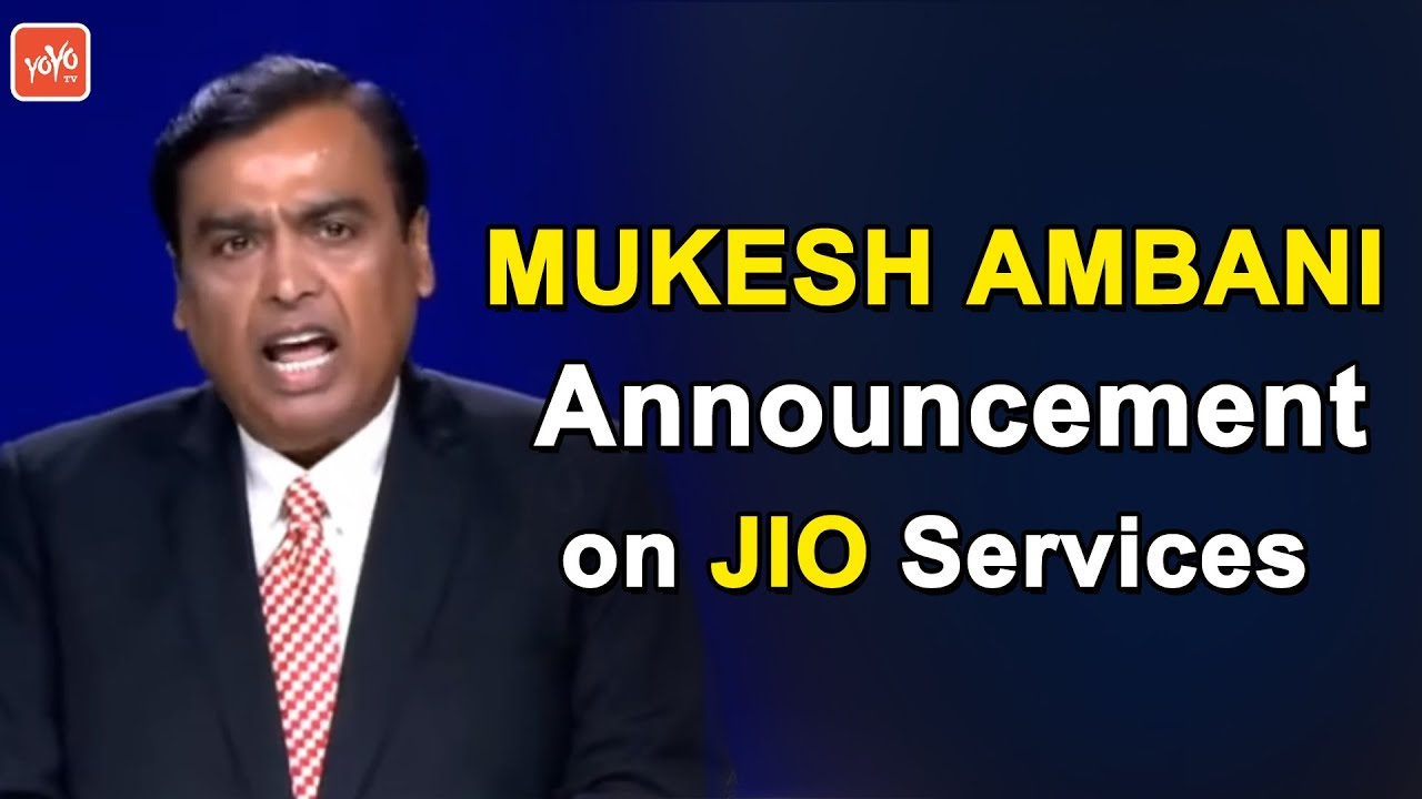 Mukesh Ambani Announcement on Jio Services | Jio Giga Fiber Launch 2019 | RELIANCE JIO AGM | YOYO TV