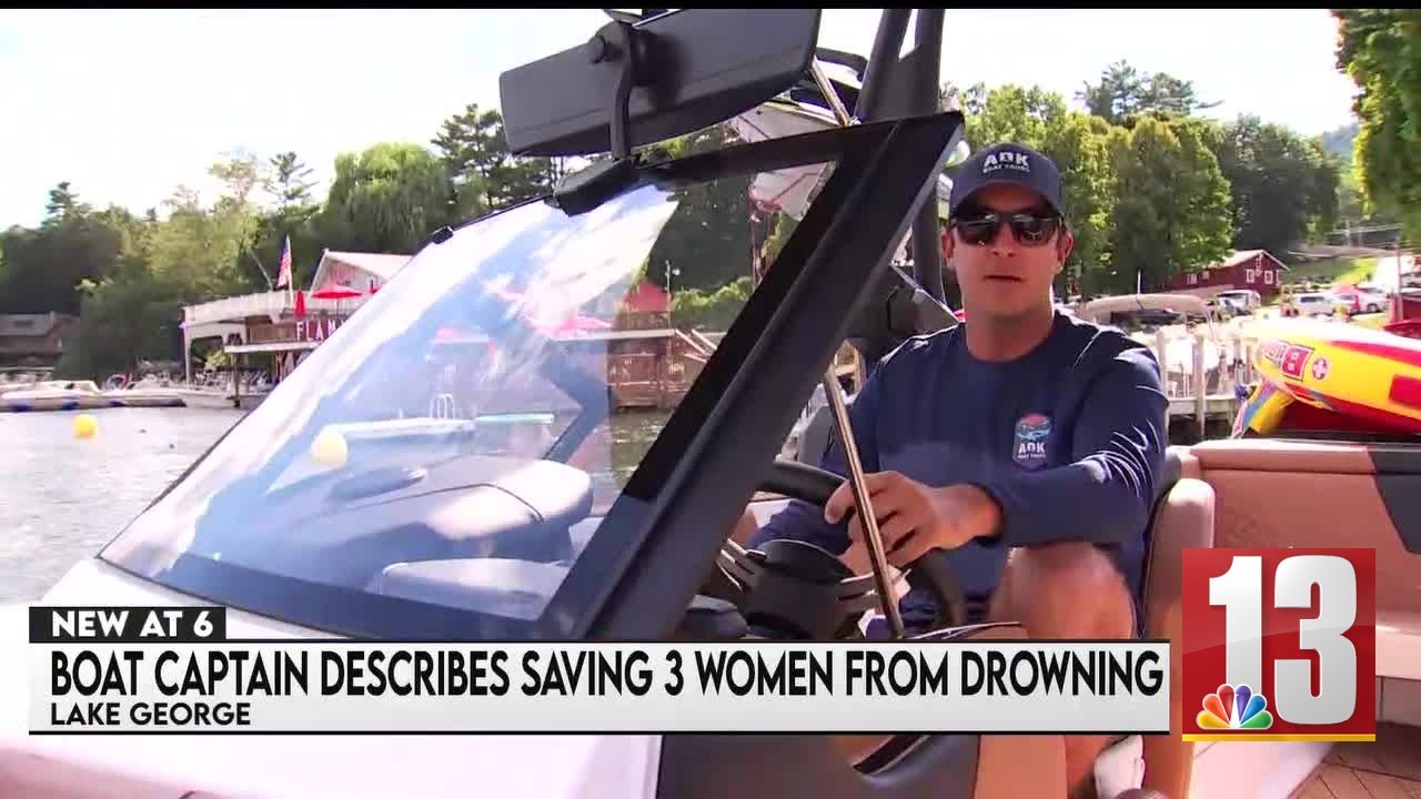 Lake George tour boat captain saves lives at nearby pontoon boat emergency