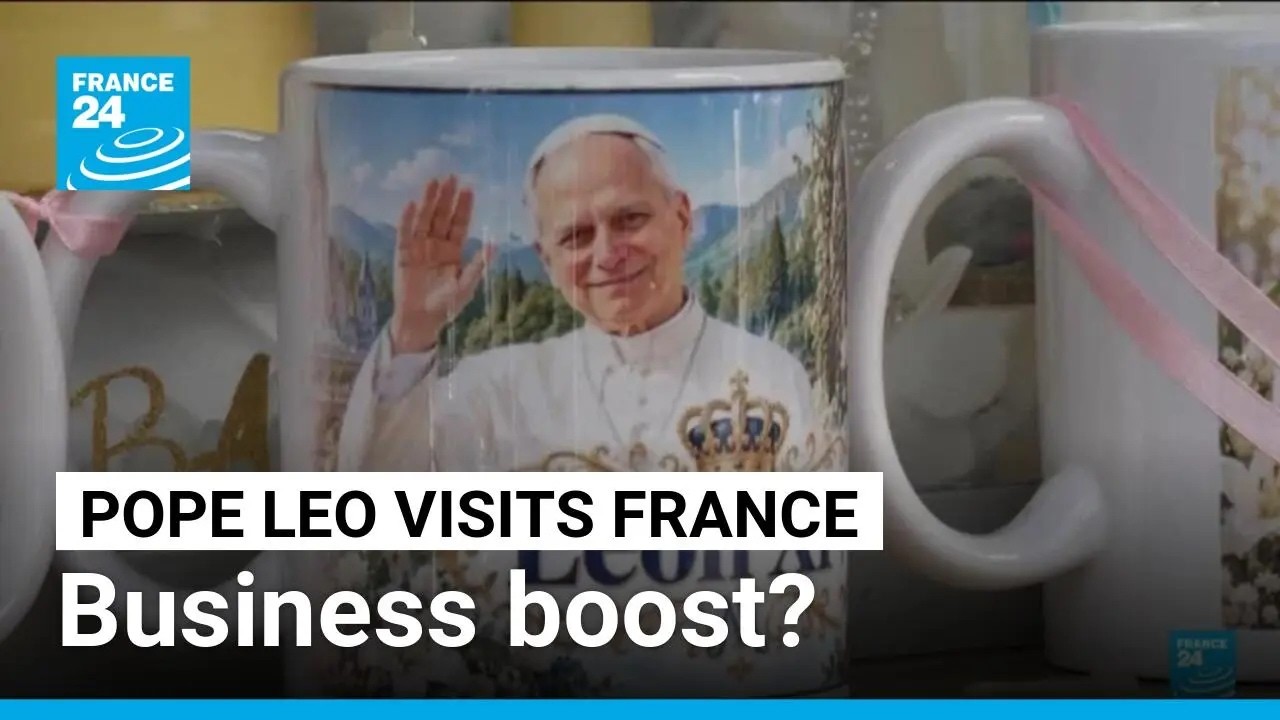 French hotels, souvenir shops benefit from pope business boost • FRANCE 24 English