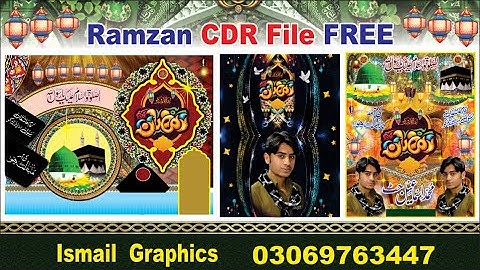 New Design Ramadan Kareem 2021 | Free CDR File | Ramadan Banner 2021 | Ramadan cdr file | ismail G..