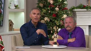 Jim Shore Heartwood Creek Black and Gold 10" Nutcracker on QVC