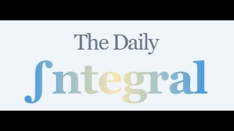 The Daily integral website