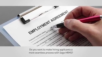 Sage HRMS New Hire Interface for Sage HRMS Cyber Recruiter