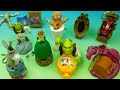 2001 SHREK set of 9 BURGER KING MOVIE COLLECTIBLES FULL COLLECTION VIDEO REVIEW