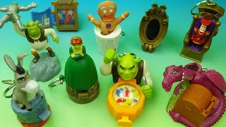2001 SHREK set of 9 BURGER KING MOVIE COLLECTIBLES FULL COLLECTION VIDEO REVIEW