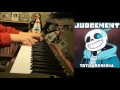 UNDERTALE SANS SONG - Judgement - TryHardNinja (Piano Cover by Amosdoll)