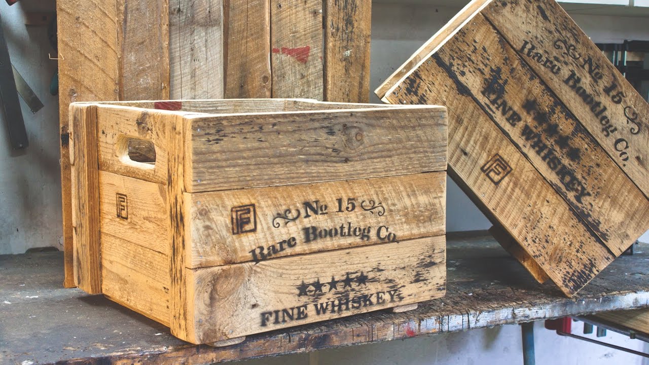 Rustic Prohibition Crates - Making