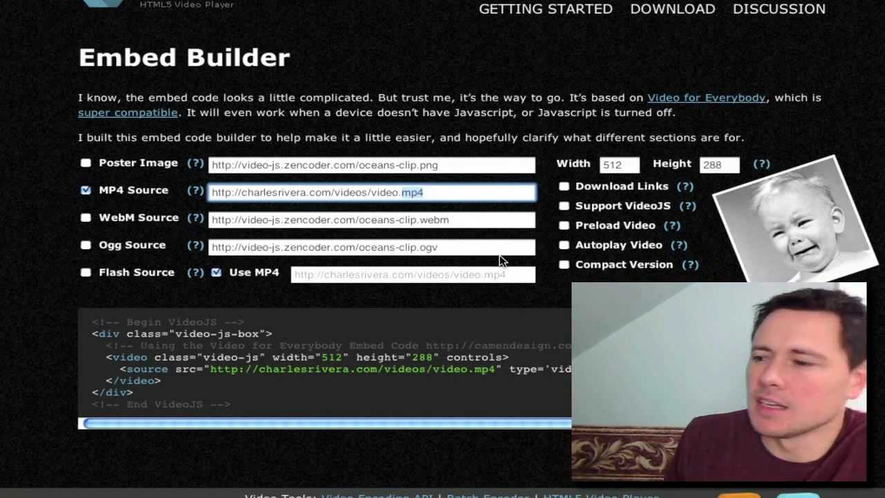 how to install html5 video