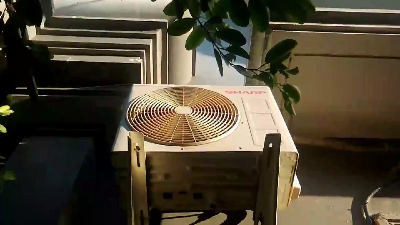 Sharp Outdoor Unit 0.7 hp Sharp air conditioner outdoor unit | AU-A7MEY - YouTube