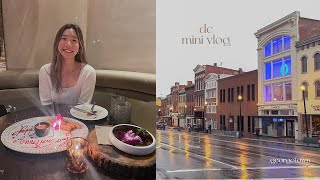 mini vlog | rainy day in georgetown + anniversary celebrations