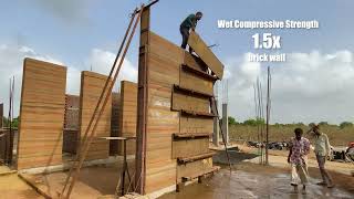The Making of Rammed Earth Walls #rammedearth