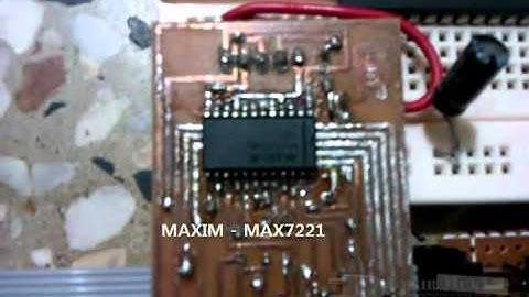Demo - MAX7221 Interfacing - AVR Microcontroller