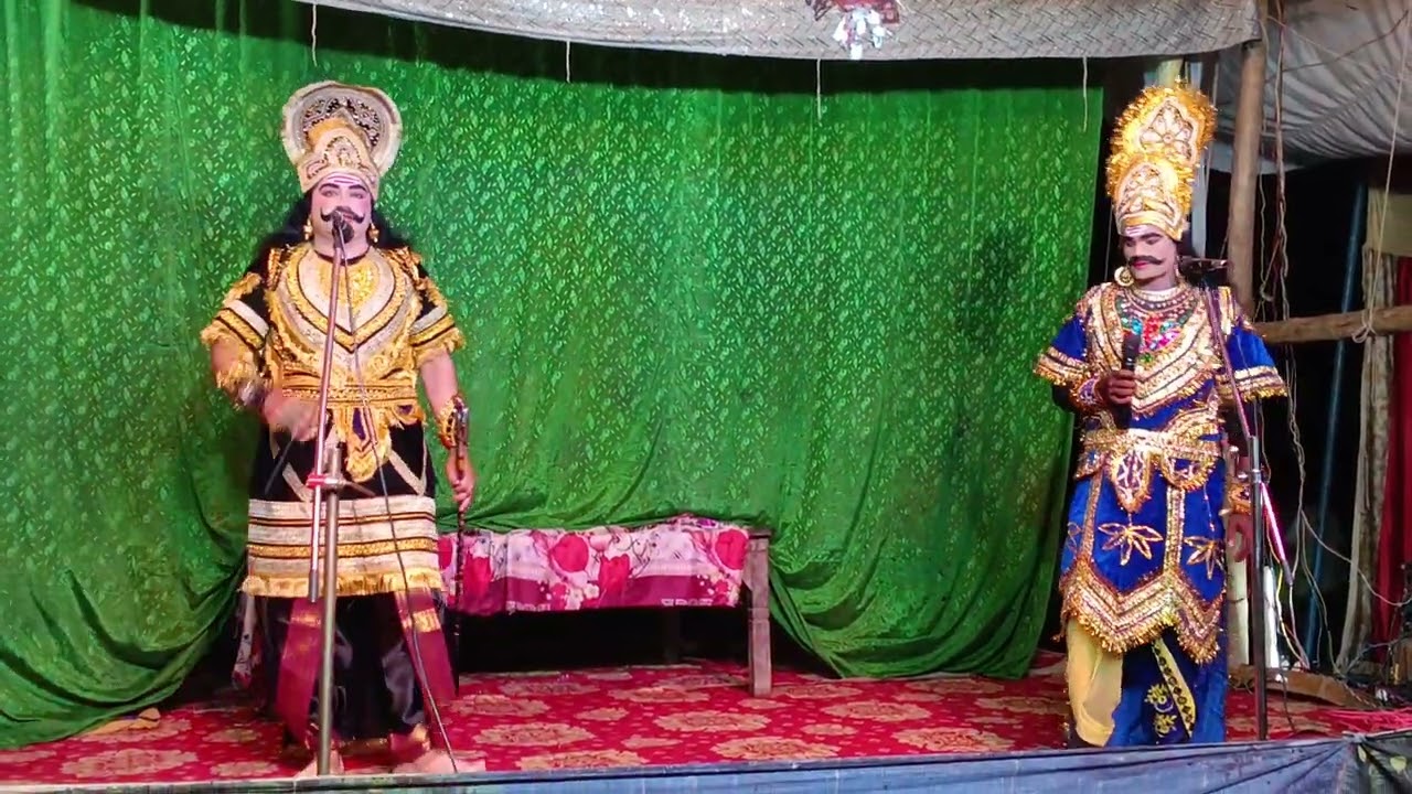 Part 1-Ravan or mama mari ke beech hui bahas😮#minivlog #ravan #mamamari #ramayan #ramleela 