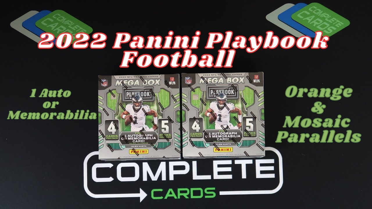 Sold at Auction: 2022 Panini Playbook Football Mega Box