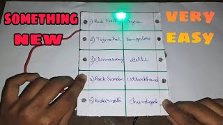 How to make Match the following using LED| Best science model | Very easy to make|Do watch. screenshot 5