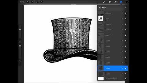 How to create Vintage Engraved Art in Procreate
