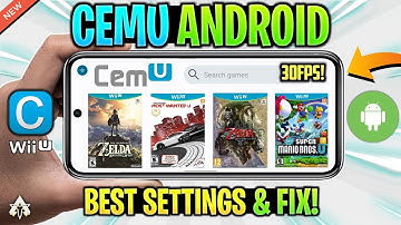 CEMU Android Best Settings & Gameplay Test! Fix All Issues | Wii U Emulator!
