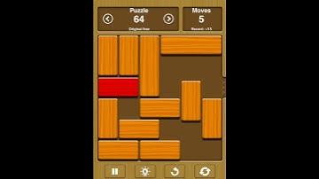 Unblock Me Solutions for original free level #64