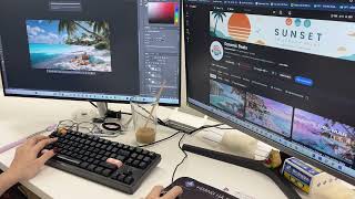 Image production process for the Dynamic Beats channel