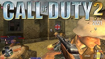 Call of Duty 2 Multiplayer In 2021 Mp_Port Gameplay | 4K