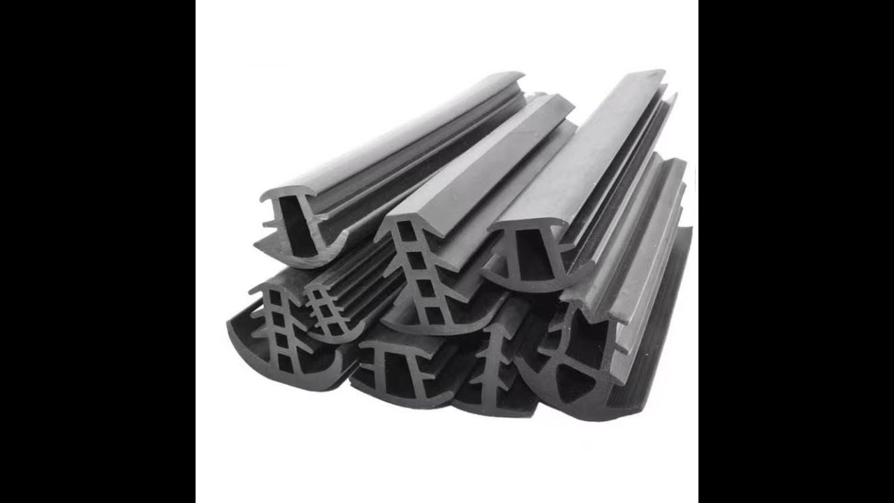 Rubber waterproof sealing strip for solar gap filling - YouTube