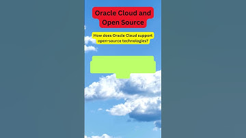 How does Oracle Cloud support open-source technologies?