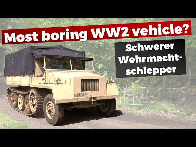 The most boring WW2 vehicle? The schwerer Wehrmachtschlepper - YouTube