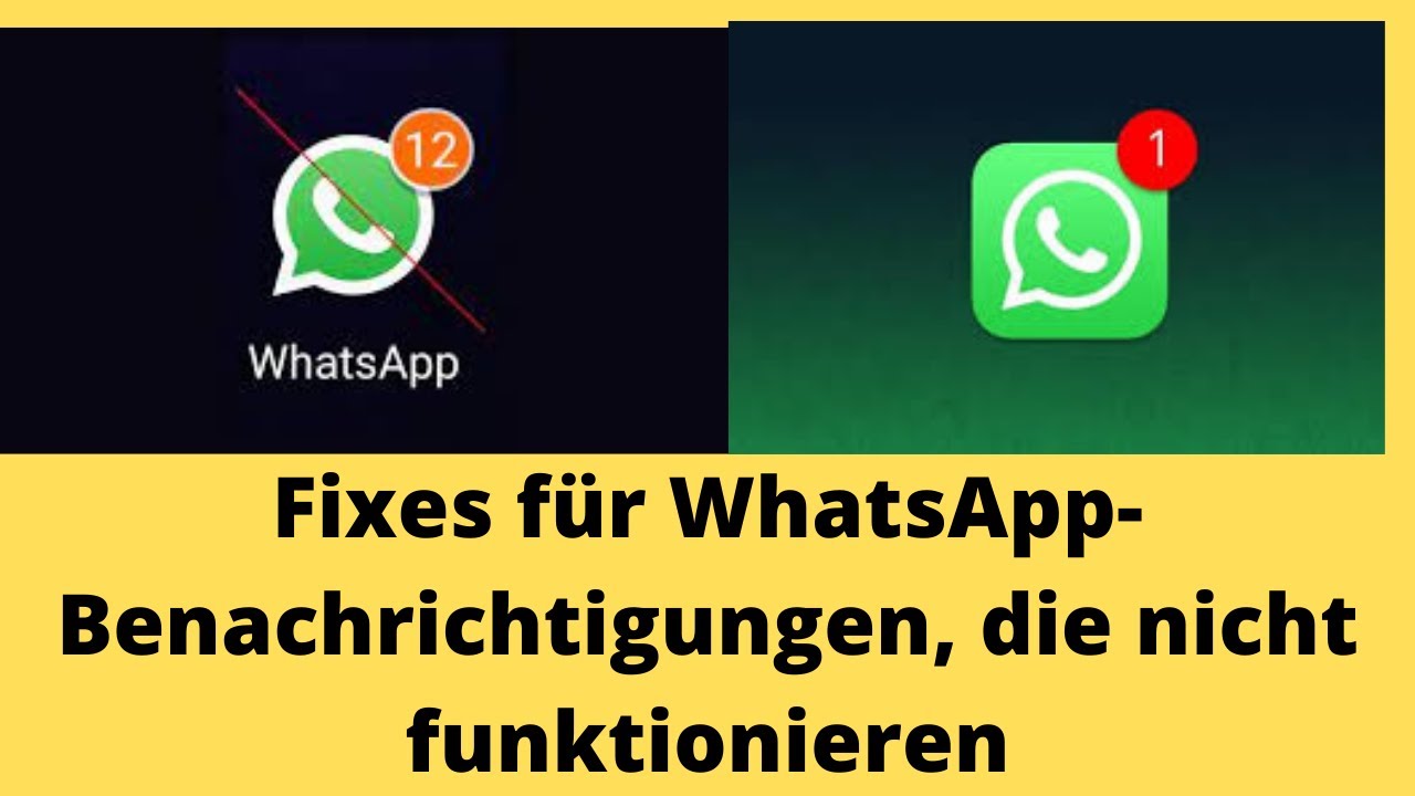  New Update Fixes für die WhatsApp-Benachrichtigung, die nicht funktioniert