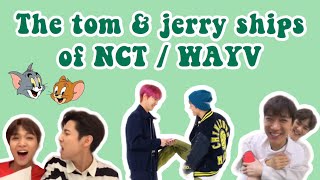 The tom & jerry ships of nct / wayv.