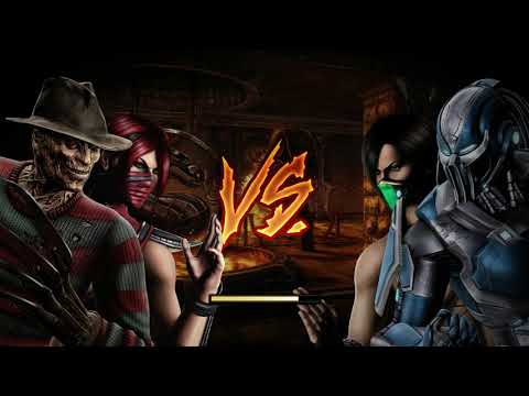 Mortal Kombat IX - Expert Tag Ladder - Freddy Krueger & Skarlet