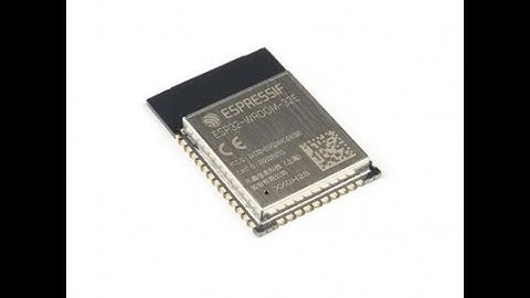 ESP-32 Wi-Fi and Bluetooth Module