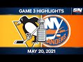 NHL Game Highlights | Penguins vs. Islanders, Game 3 – May 20, 2021