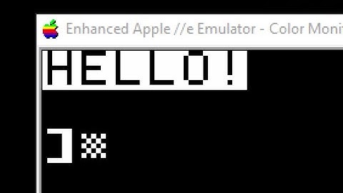 Applesoft BASIC Intro