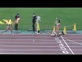 🏃‍♀️田中希実ゴールで転倒 最後尾からの猛烈な追い上げ、川田朱夏とトップ争い そしてゴール直前での転倒 木南記念陸上 800m女子タイムレース