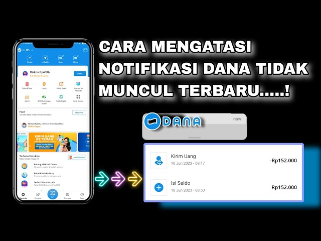 Cara Mengatasi Notifikasi Dana Tidak Muncul Setelah Top up || Cara aktifkan Notifikasi Dana Terbaru class=