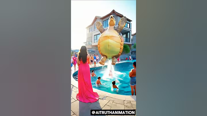 Turtle Saves the City! Unexpected hero in the Flood #crocodile #story #ai #grandma #flood