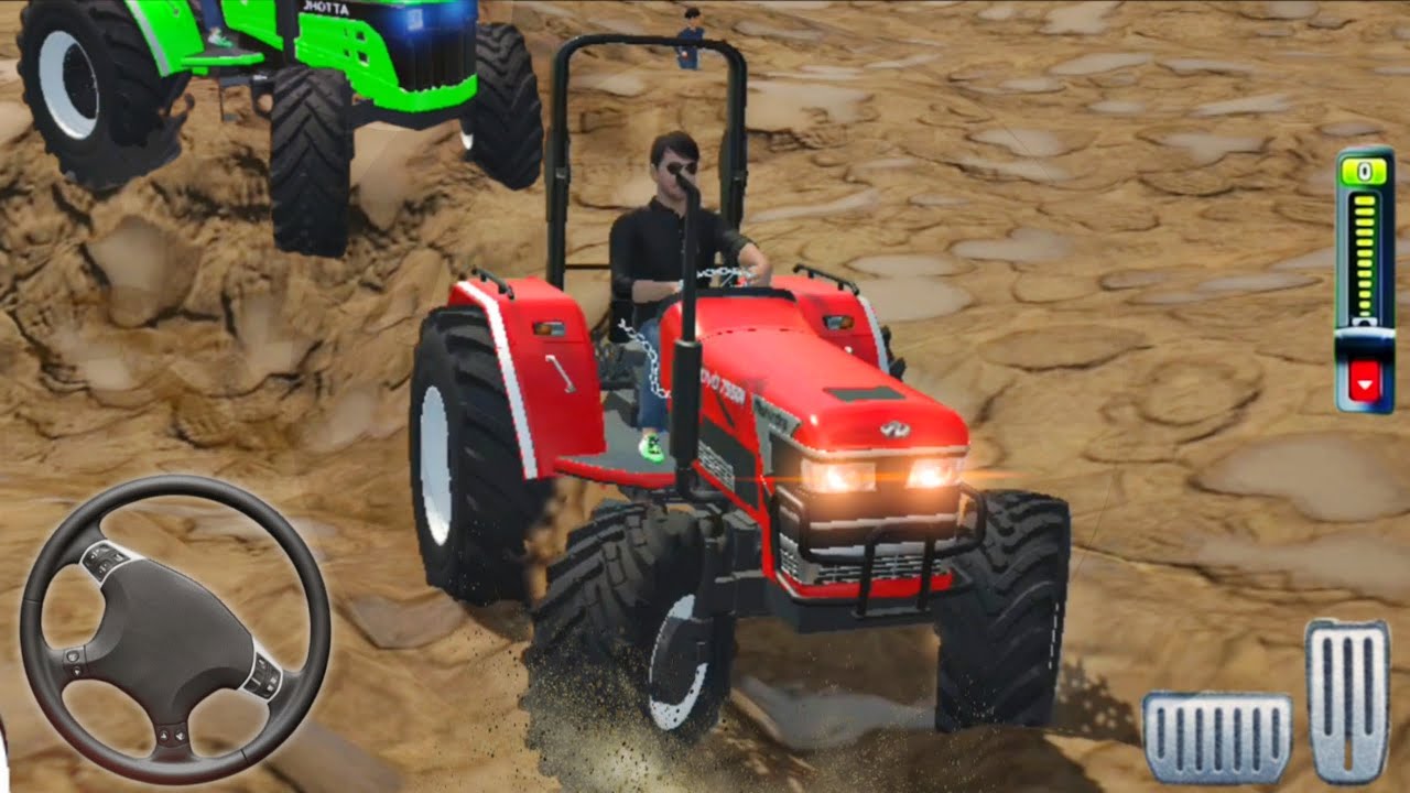 Realistic Indian Tractor Driving Simulator 3D - Android GamePlay